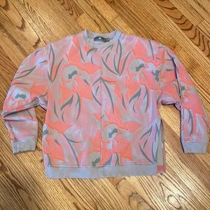Adidas Stella McCartney sweatshirt size S gray and coral